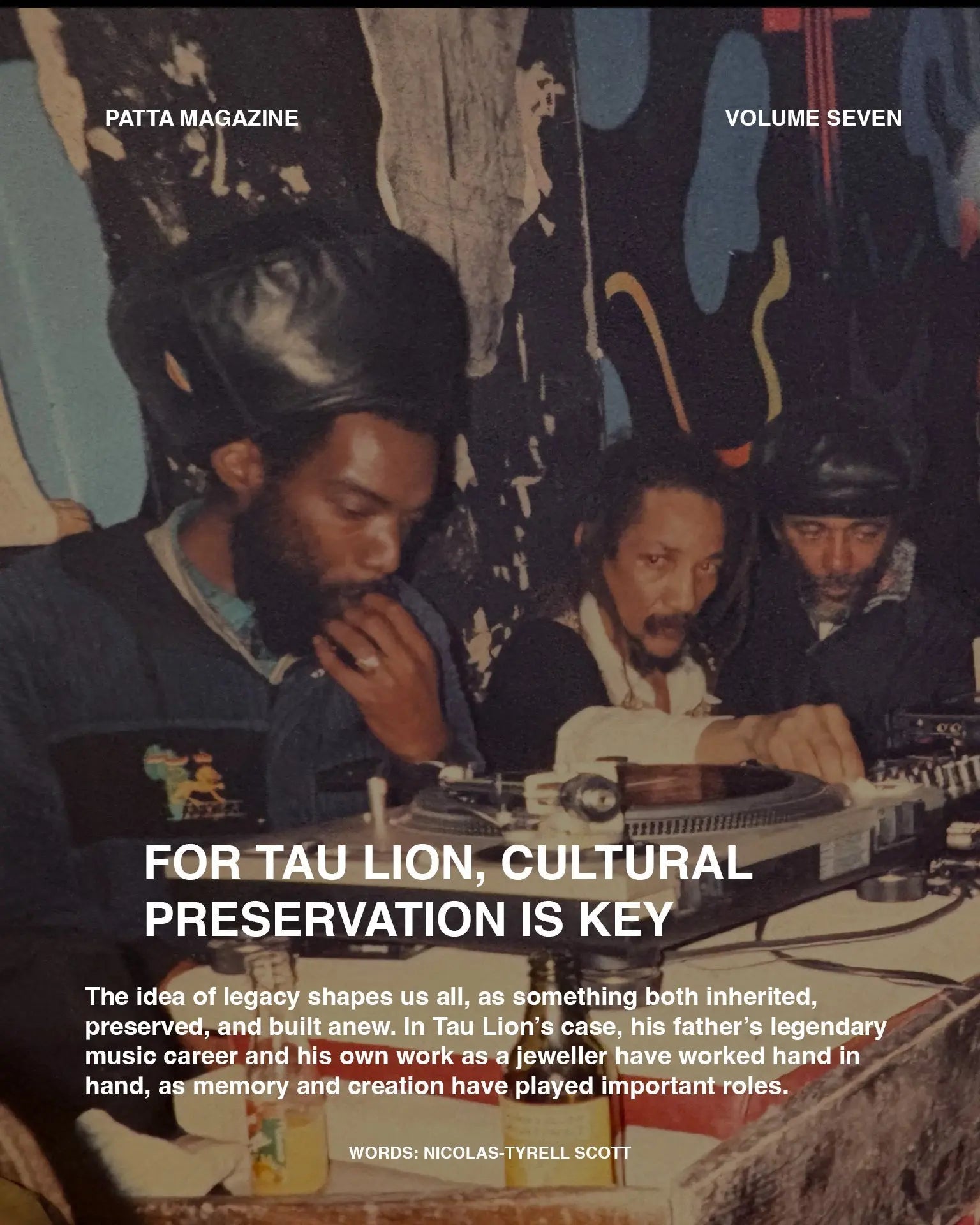 Tau Lion on Cultural Preservation Patta