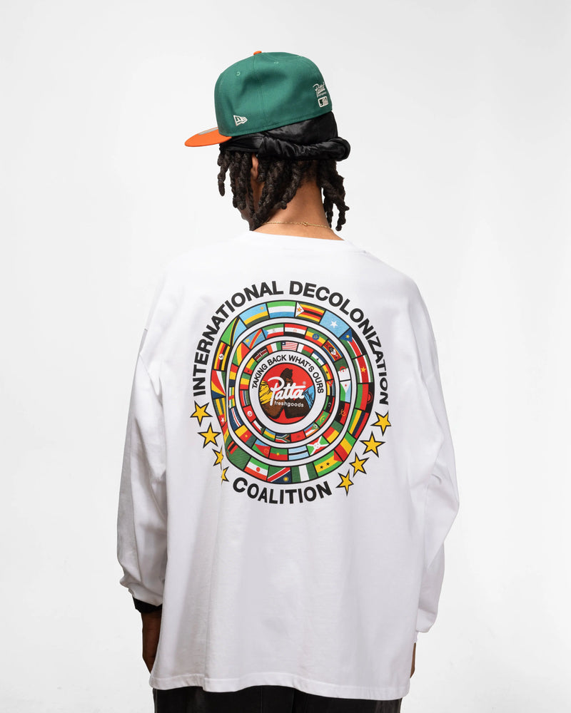 Patta x Joe Freshgoods Coalition Long Sleeve T-Shirt (White) Patta x JFG