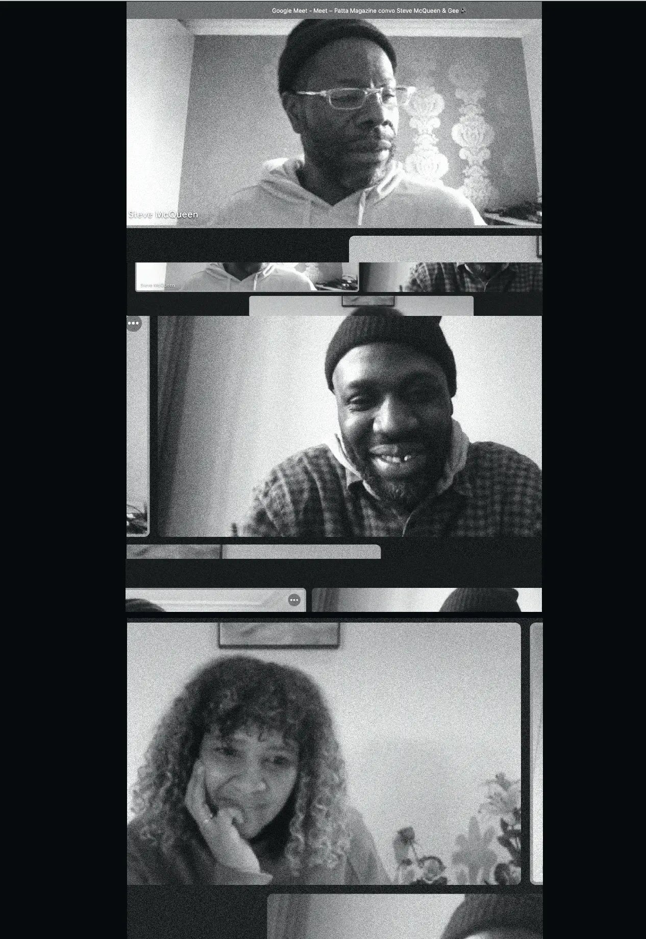 Steve McQueen and Guillaume Schmidt in Conversation Patta