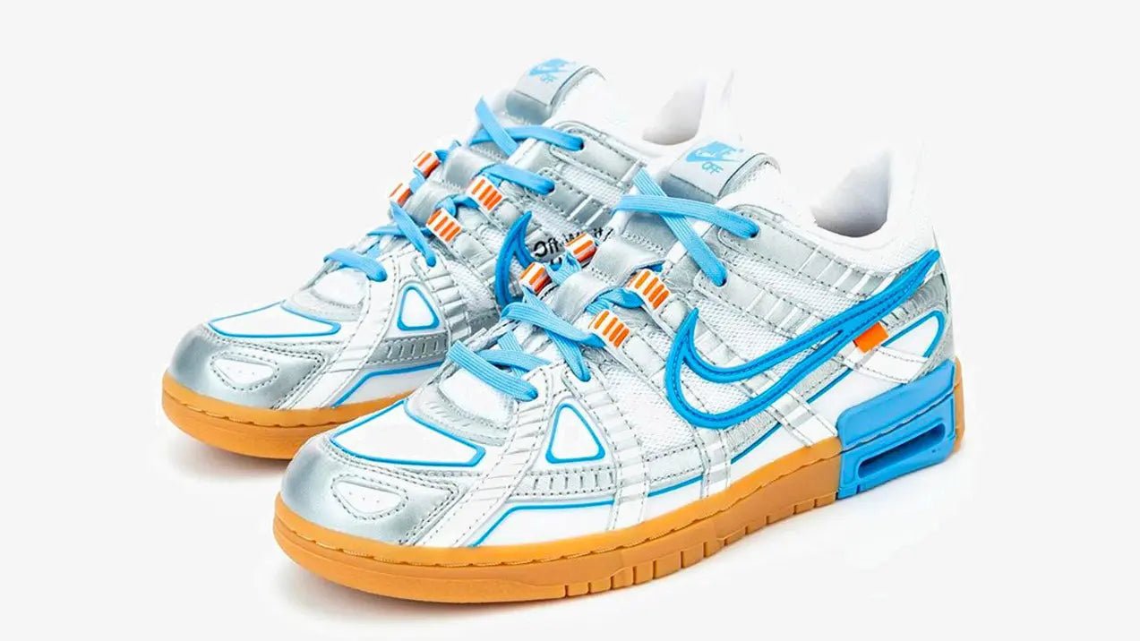 Nike Air Rubber Dunk x Off White (White University Blue/Blue-White) - Patta