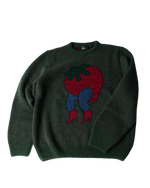 byParra Stupid Strawberry Knitted Pullover - Hoodies by Patta