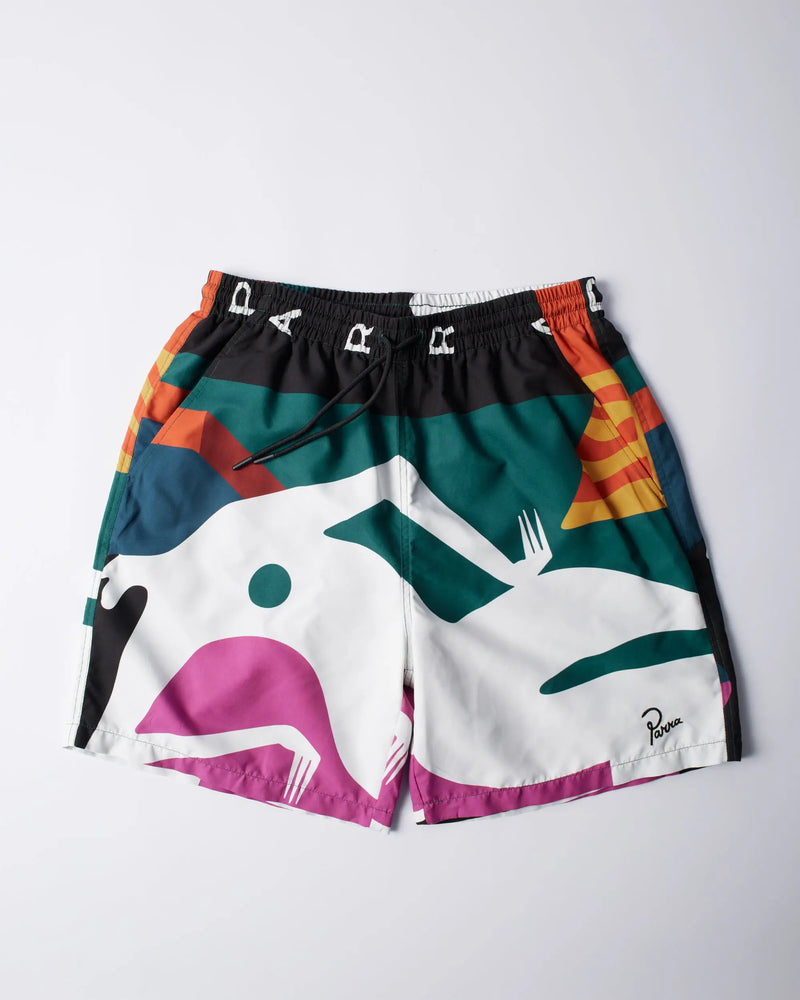 ByParra Beached In Swim Shorts (Multi) ByParra