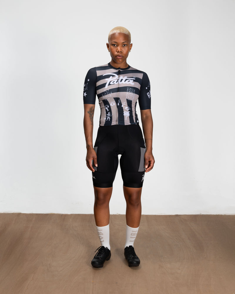 Patta x Rapha Women's Pro Team Training Jersey (Black/Stone)