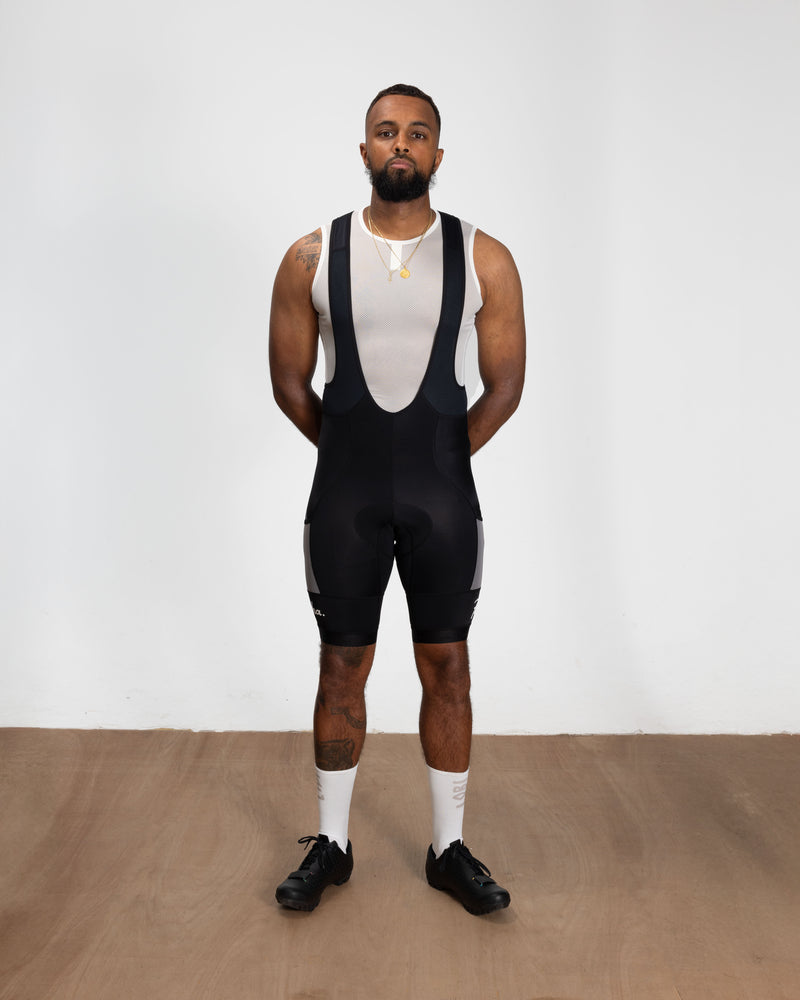 Patta x Rapha Men's Pro Team Cargo Bib Shorts (Black/Stone)