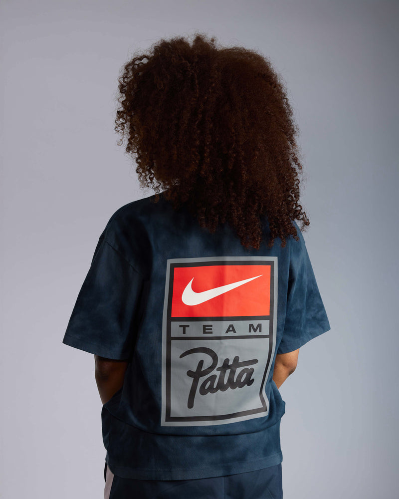 Patta x Nike NRG T-shirt GX Washed Dark Blue