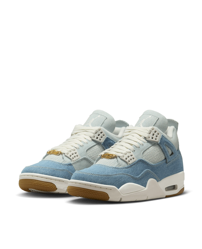 Nike WMNS Air Jordan 4 Retro Tex (Sail/Sail-Gum Light Brown-Worn Blue) Jordan