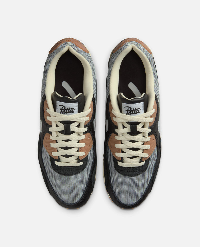 Patta x Nike Air Max 90 SP (Black/White-Particle Grey-Anthracite)