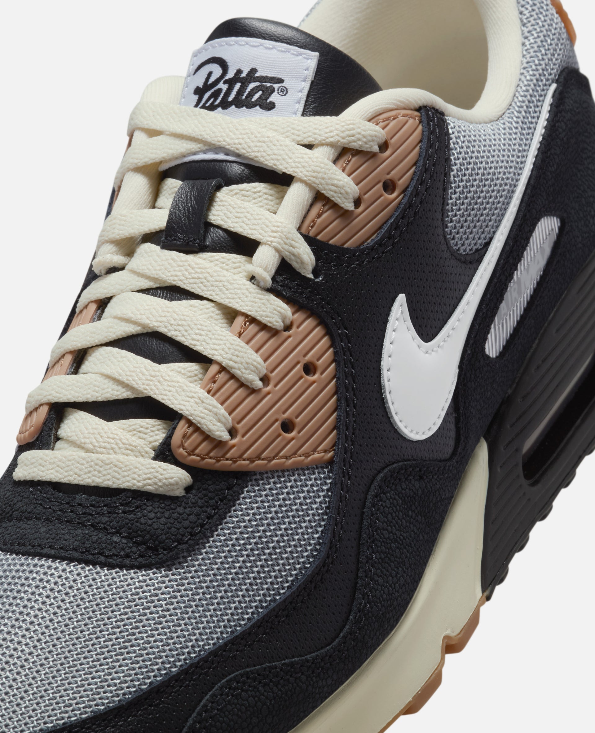 Patta x Nike Air Max 90 SP (Black/White-Particle Grey-Anthracite)