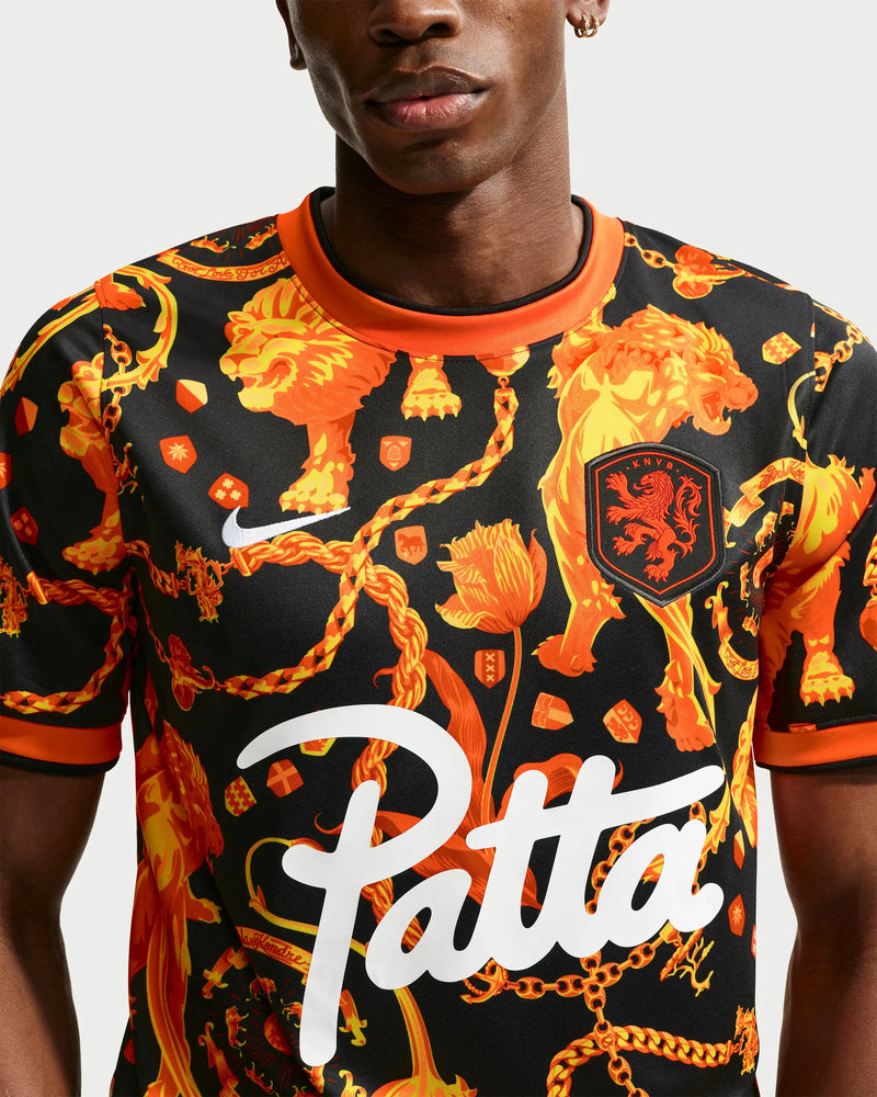 Patta x Nike KNVB Pre-Match Jersey (Black/Orange) Nike