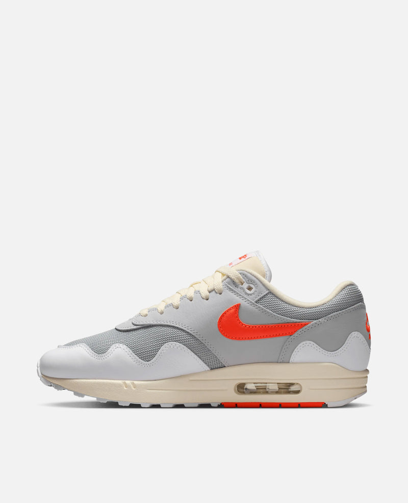Patta X Nike Air Max 1 (White/Hyper Crimson-Pure Platinum) Nike