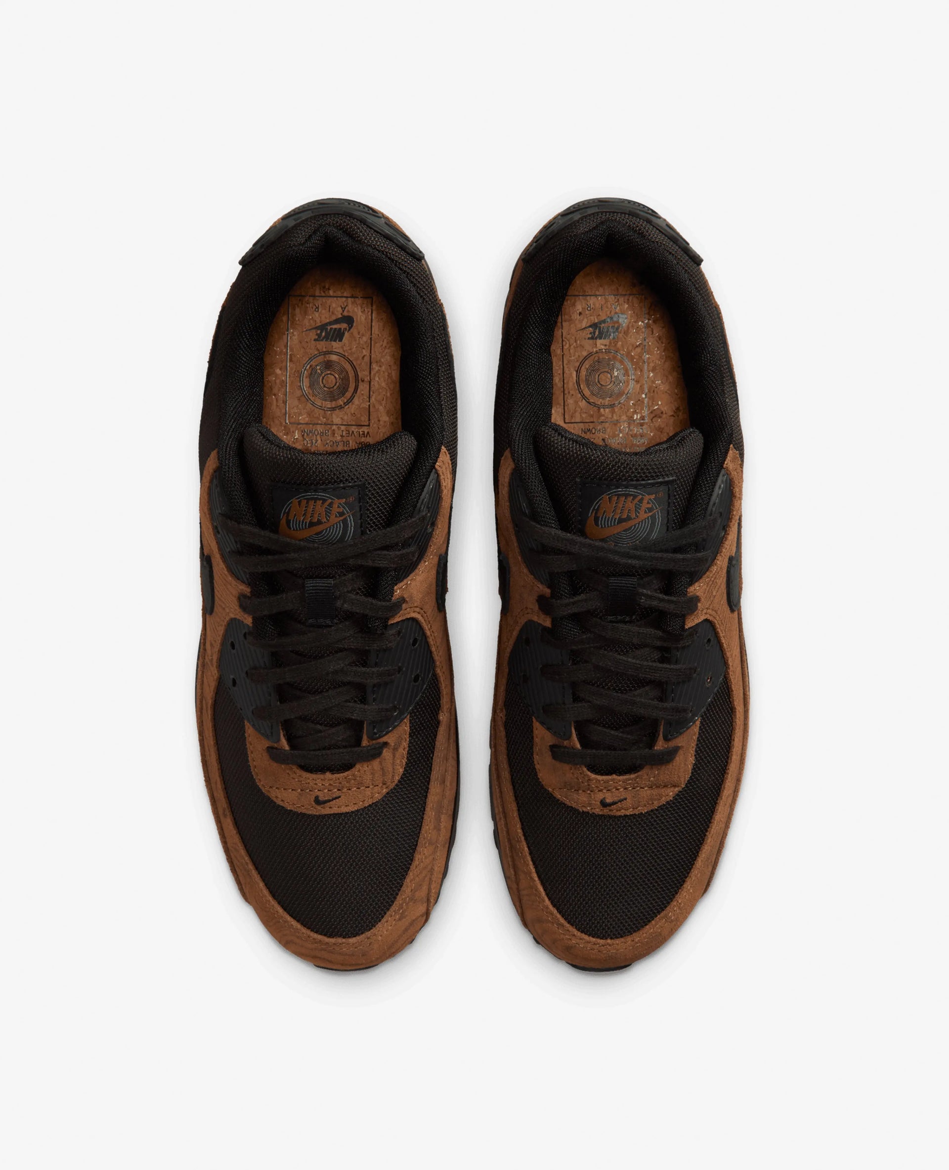 Nike Air Max 90 PRM (Lt British Tan/Black-Velvet Brown) Nike