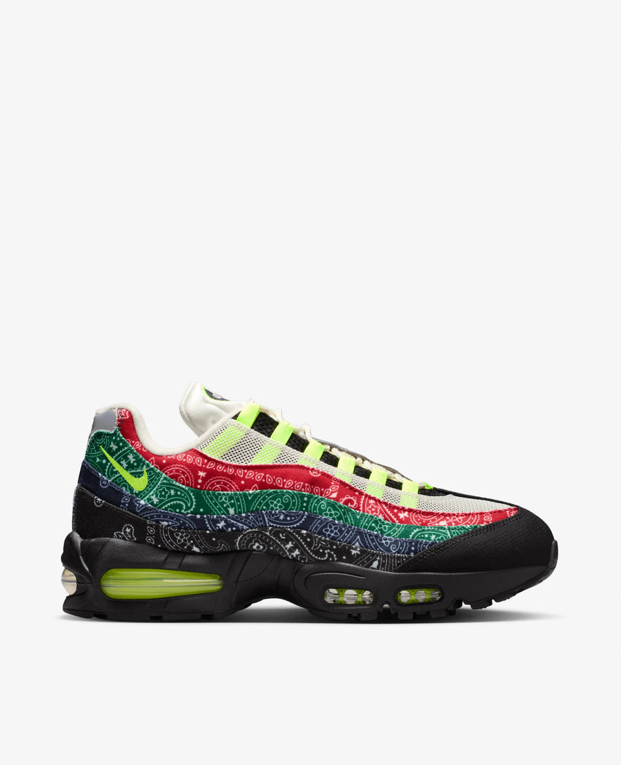 Nike Air Max 95 Sp (Sail/Volight-Universal Red-Sport Green-Black-Midnight Navy) Nike