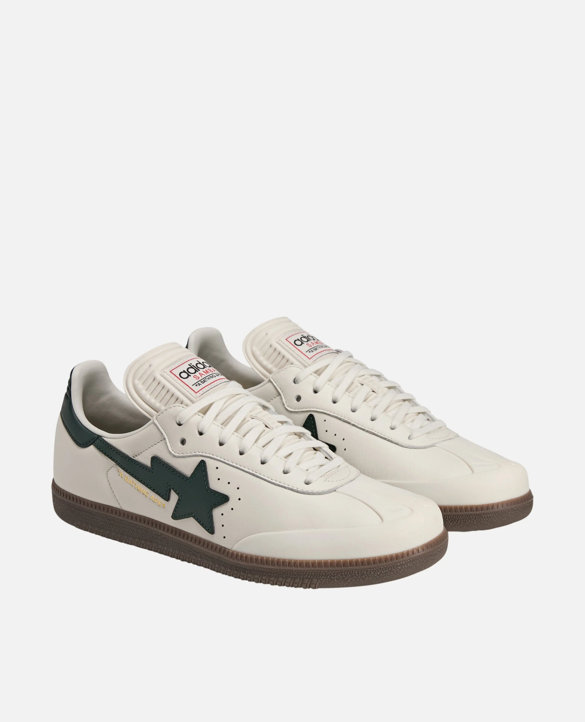 Adidas x Bape Samba OWhite (OWHITE/SHAGRN/GUM) Adidas