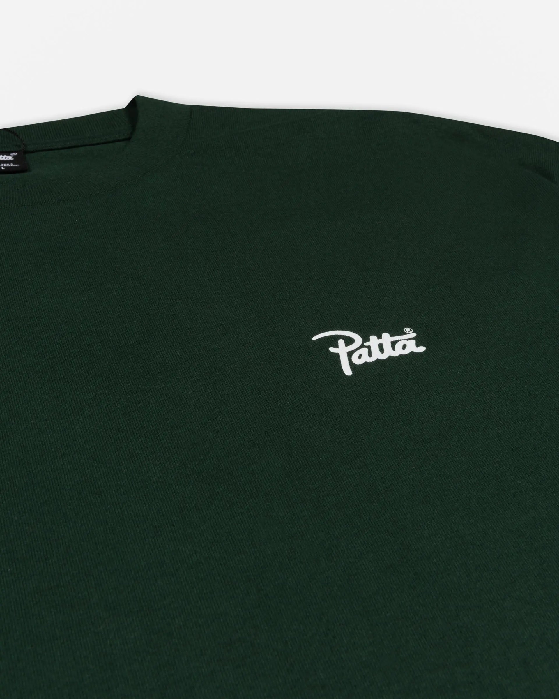 Patta Script Logo T-Shirt (Pine Grove) Patta