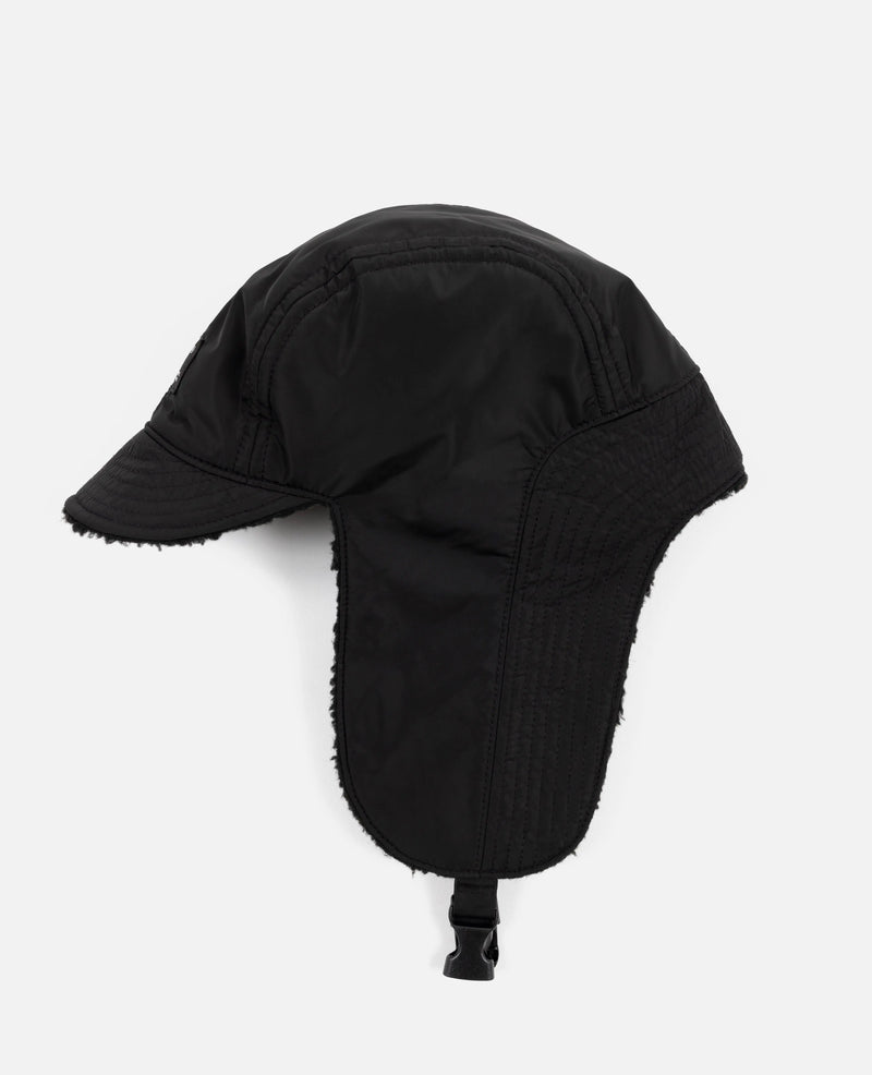 Patta Reversible Flap Cap (Black/Black) Patta