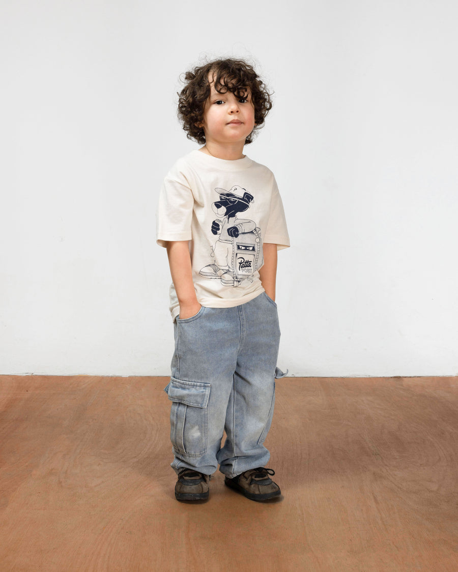 Patta You Got Mail Kids T-Shirt (Sea Salt)