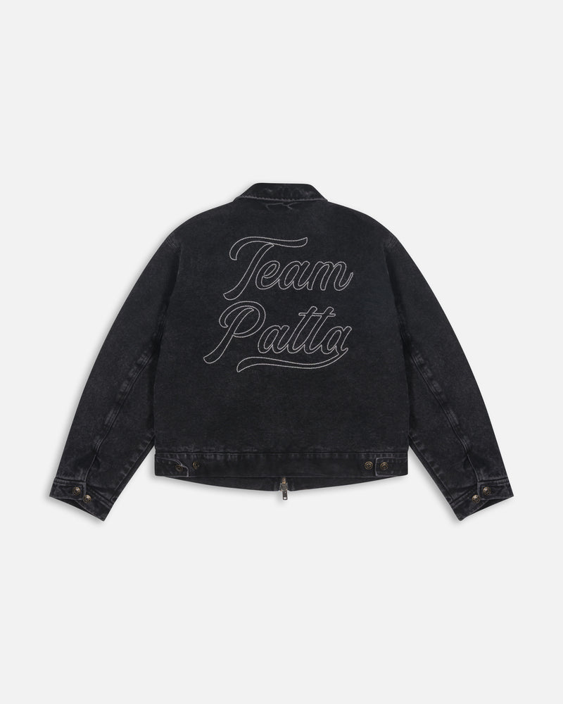 Patta Washed Canvas Jacket (Black)