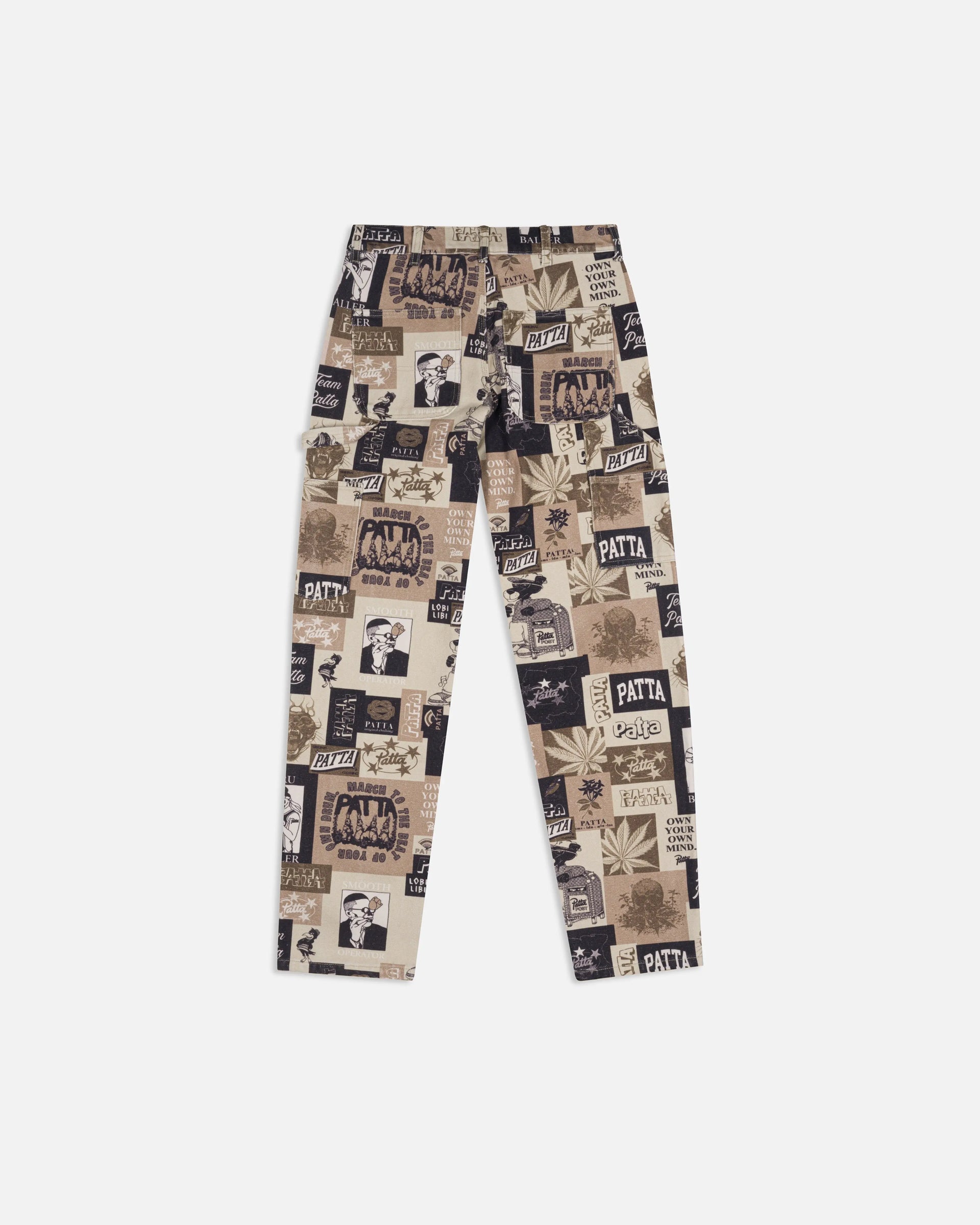 Patta Collage Canvas Pants (Multi) Patta