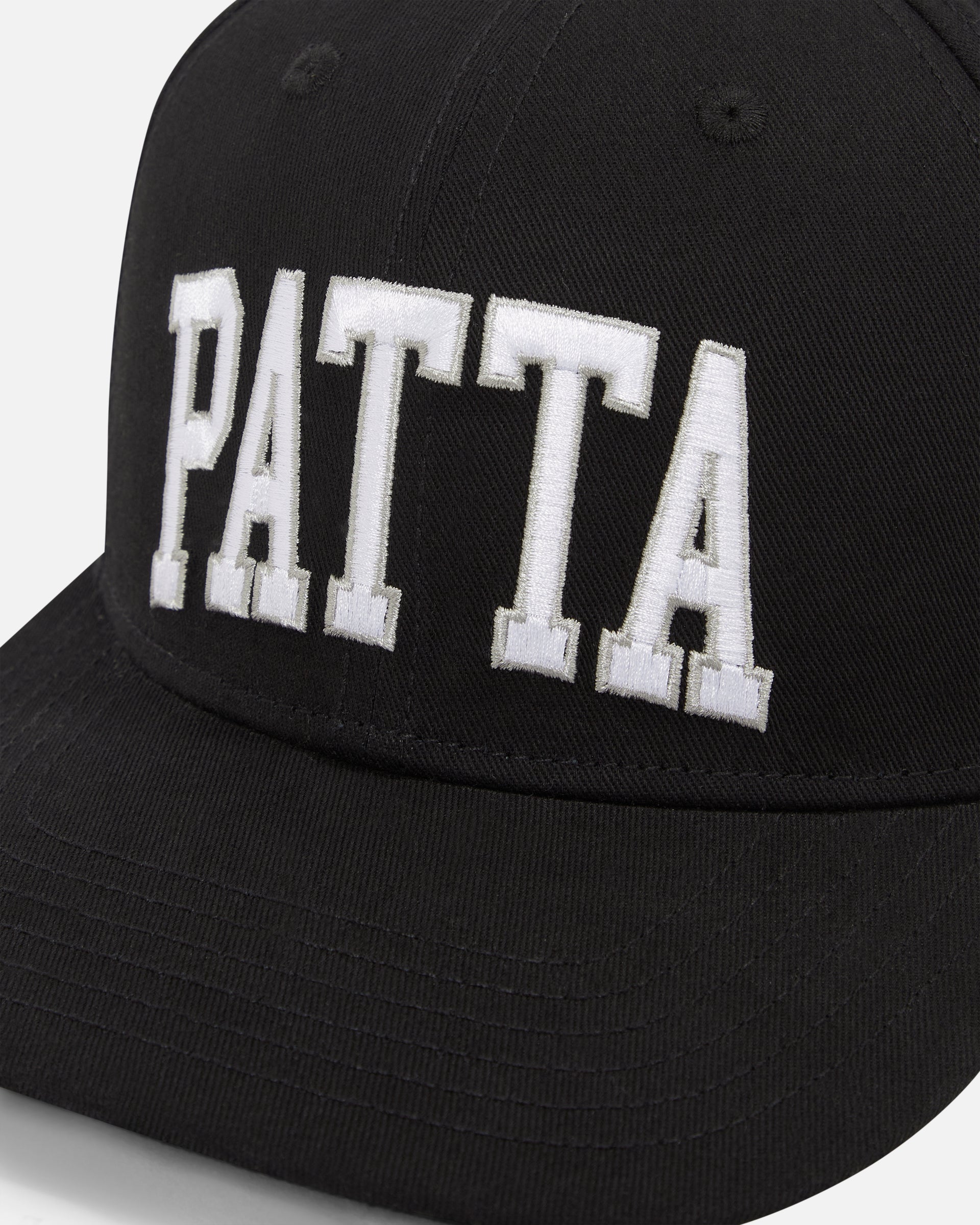 Patta Arc logo Snapback Cap (Black/Blue (Black)