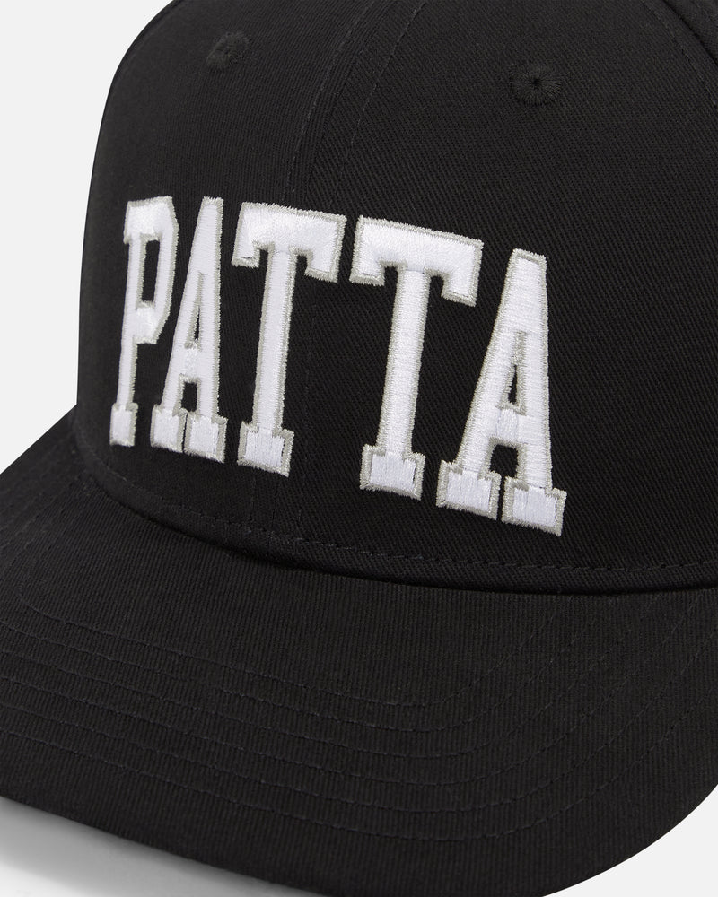 Patta Arc logo Snapback Cap (Black/Blue (Black)