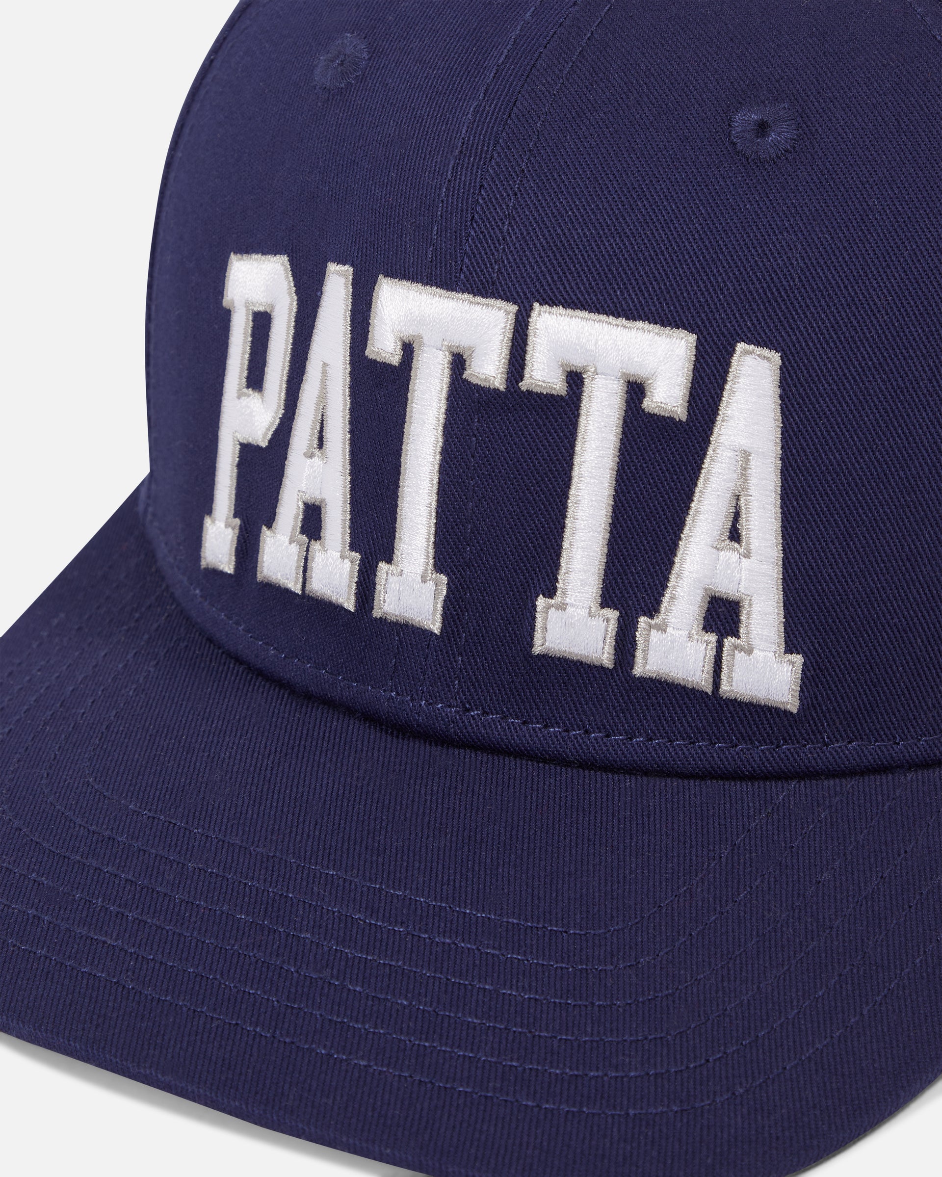 Patta Arc logo Snapback Cap (Black/Estate Blue (Estate Blue)