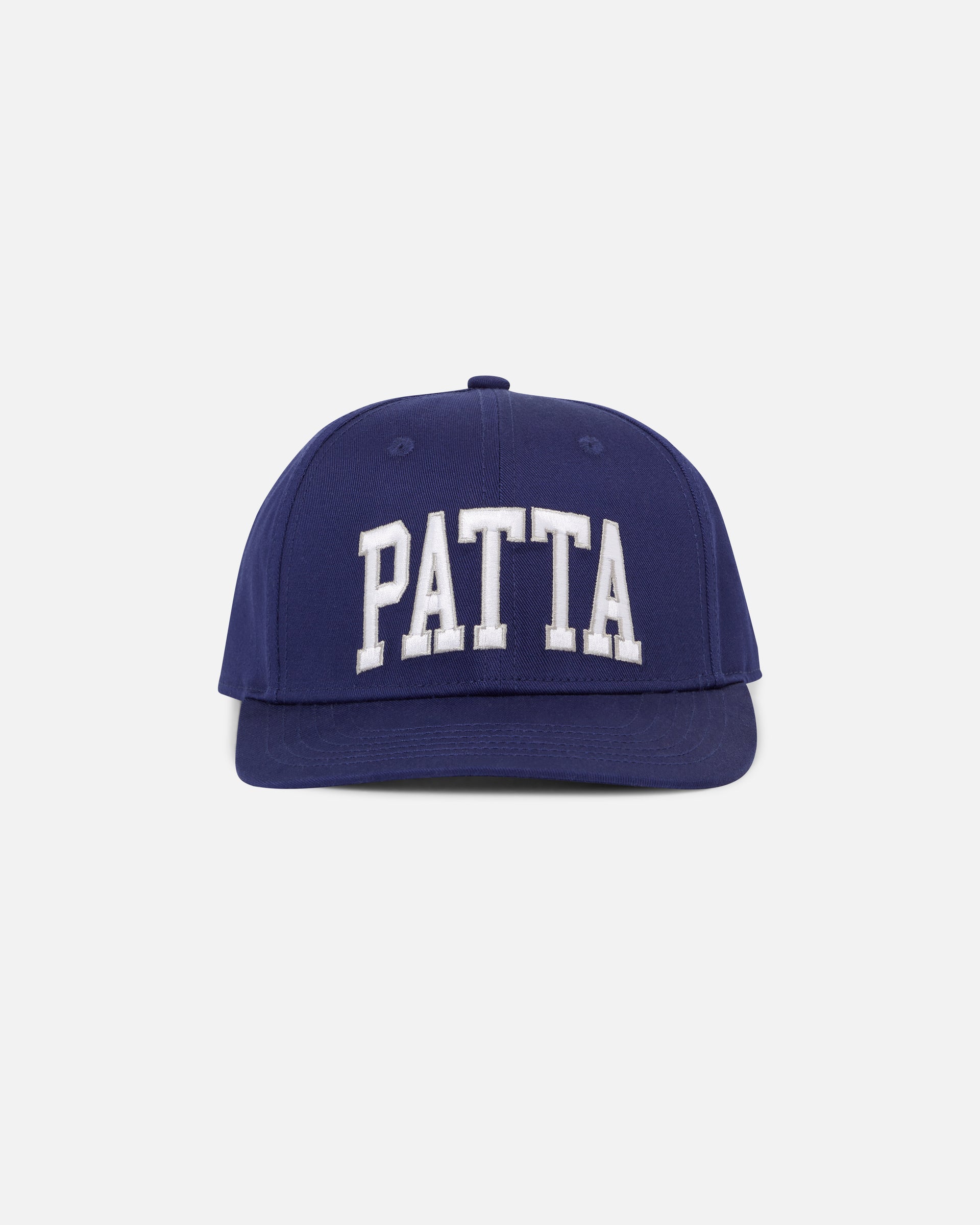 Patta Arc logo Snapback Cap (Black/Estate Blue (Estate Blue)