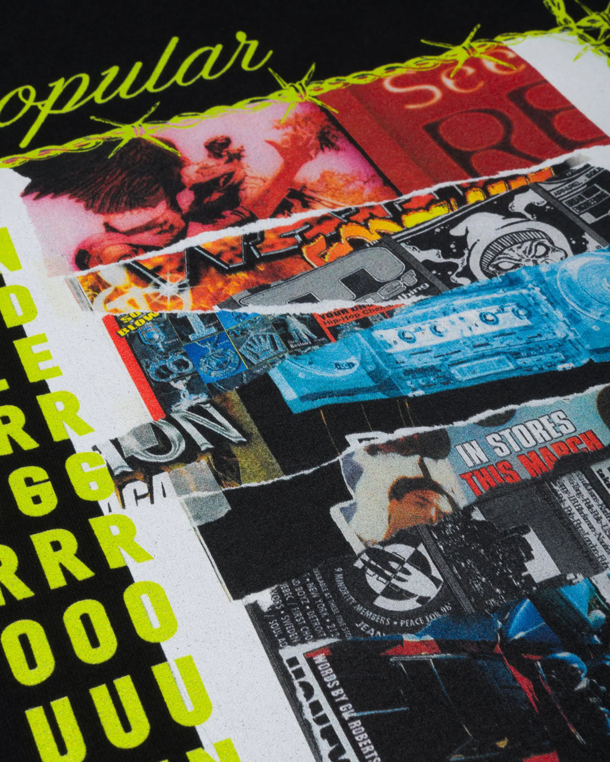 Patta Collage T-Shirt (Black) Patta