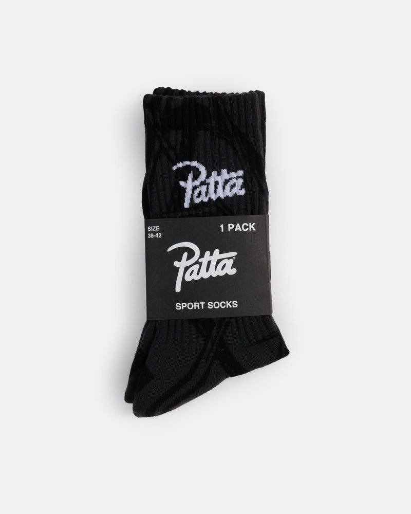 Patta Thorns Socks (Grey Pinstripe) Patta