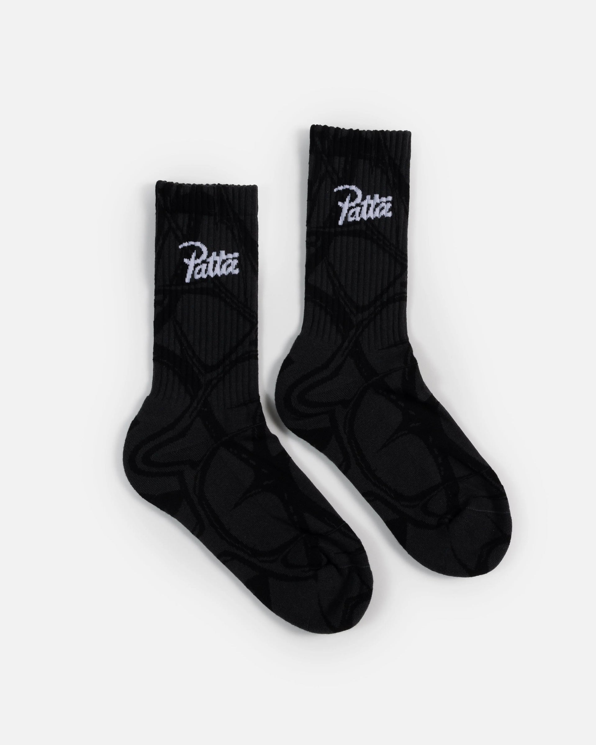 Patta Thorns Socks (Grey Pinstripe) Patta