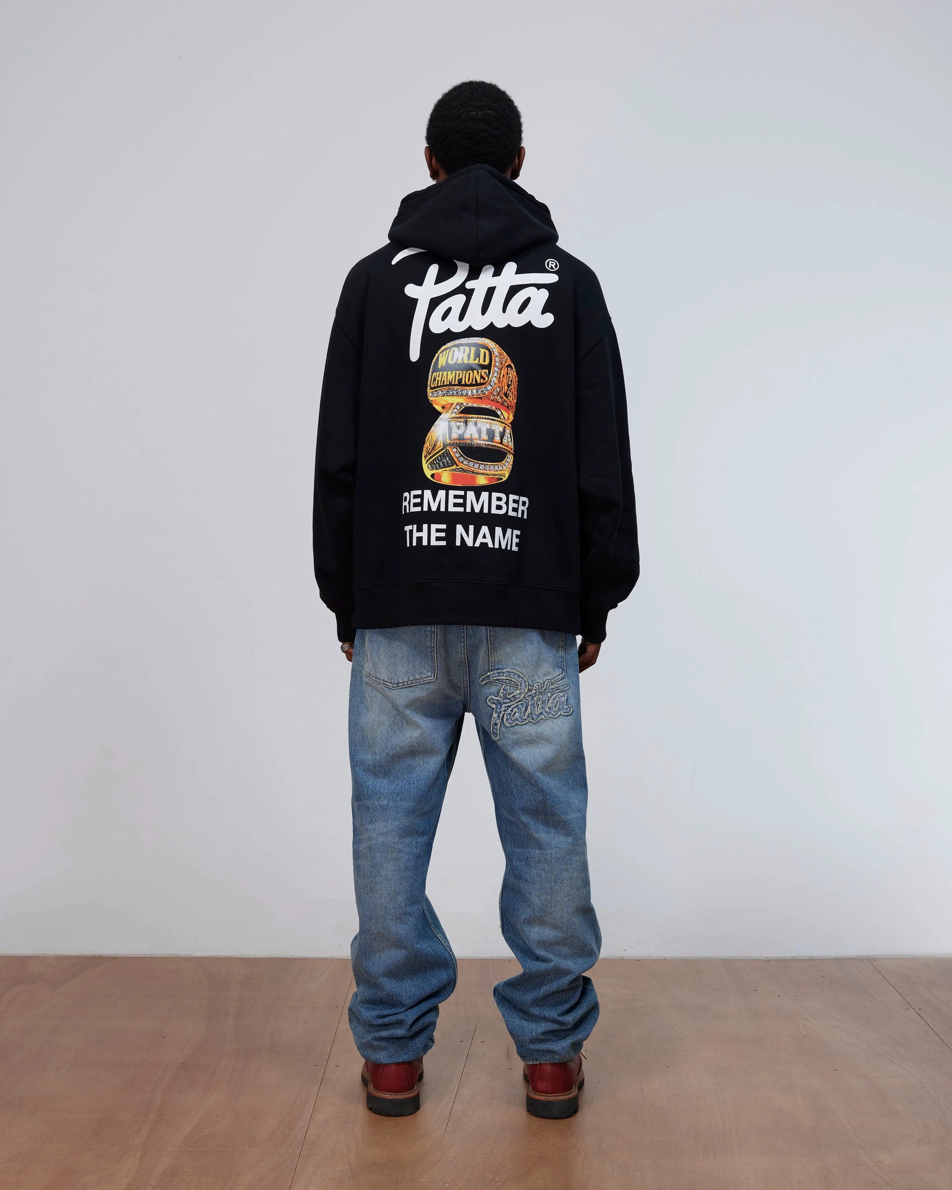 Patta Kids Championship Hooded Sweater (Black) Patta