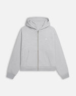 Patta Waffle Reversible Zip Up Hooded Sweater (Grey heather) Patta