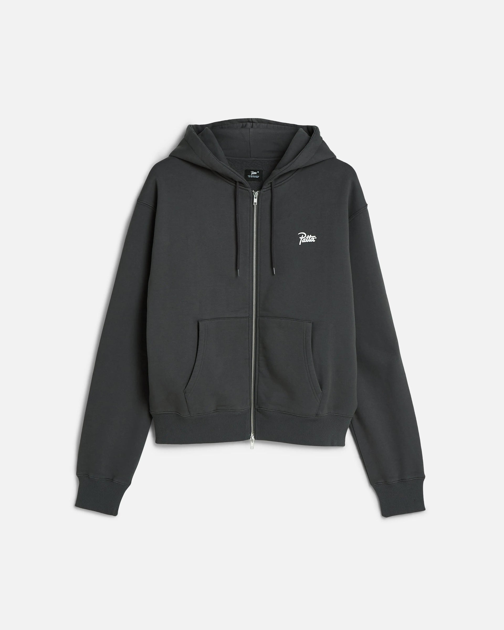 Patta Classic Zip-Up Hooded Sweater (Forged Iron) Patta