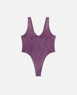 Patta Femme Acid Wash Bodysuit (Dark Purple)
