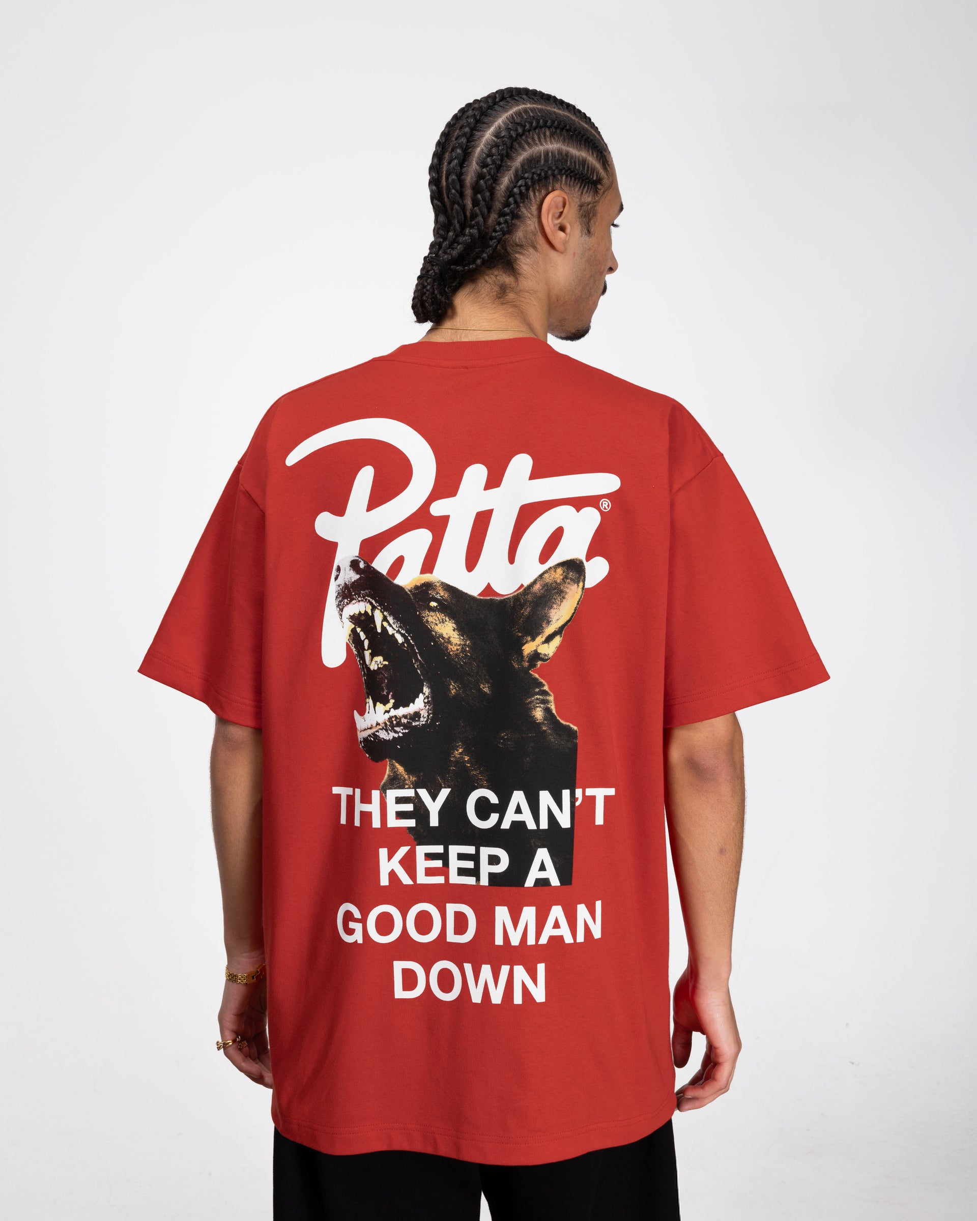 Patta Bark T-Shirt (Racing Red)