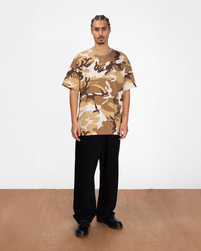 Patta Bark Woodland Camo T-Shirt (Sand Dollar)