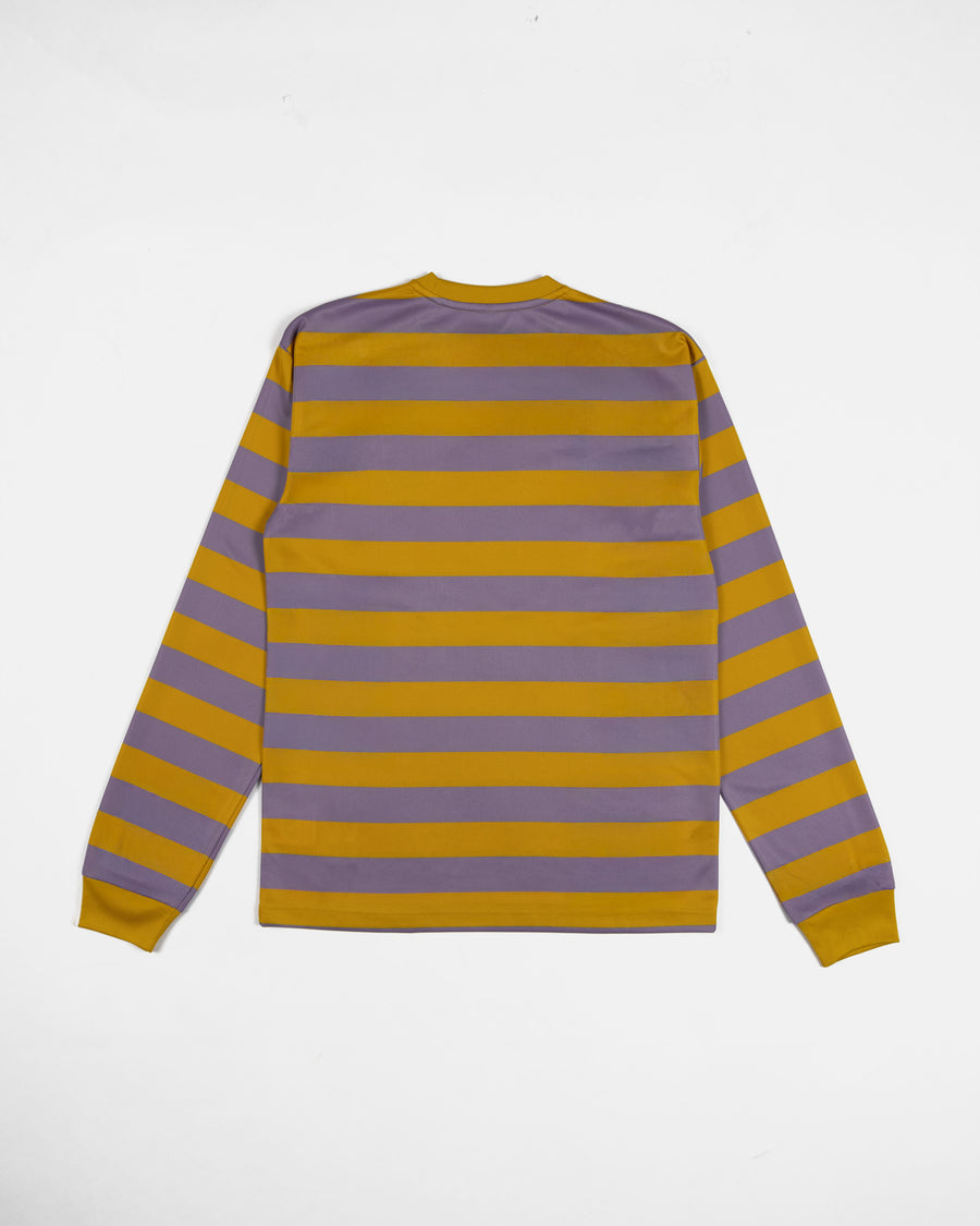 Patta Striped Longsleeve Football Jersey (Chalk Violet)