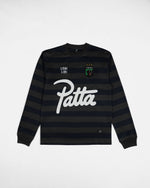 Patta Striped Longsleeve Football Jersey (Forged Iron)