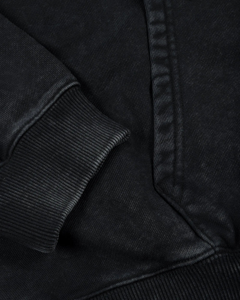 Patta Loopback Logo Zip Hooded Sweater (Moonless Night) Patta