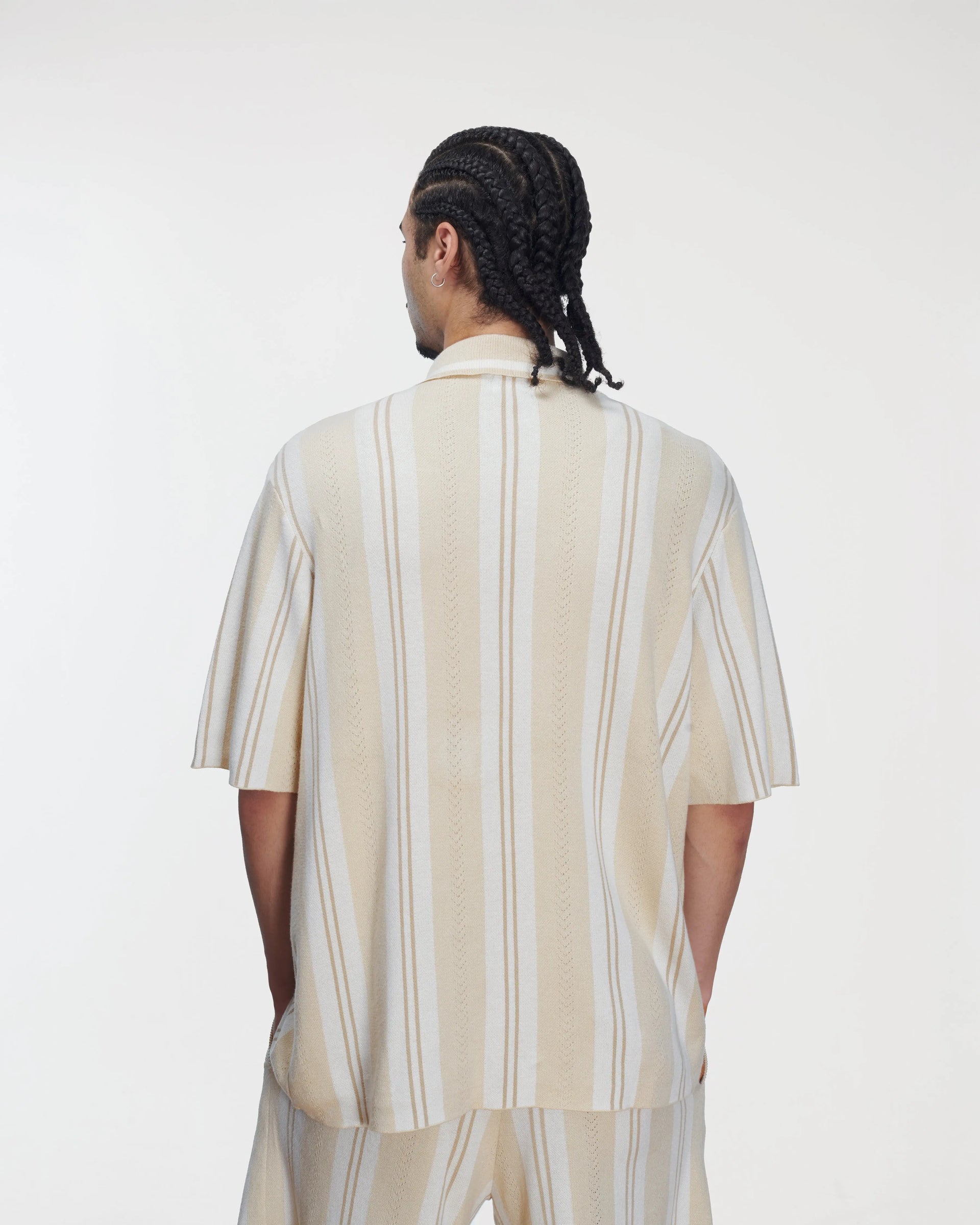 Patta Knitted Football Shirt (Oatmeal) Patta