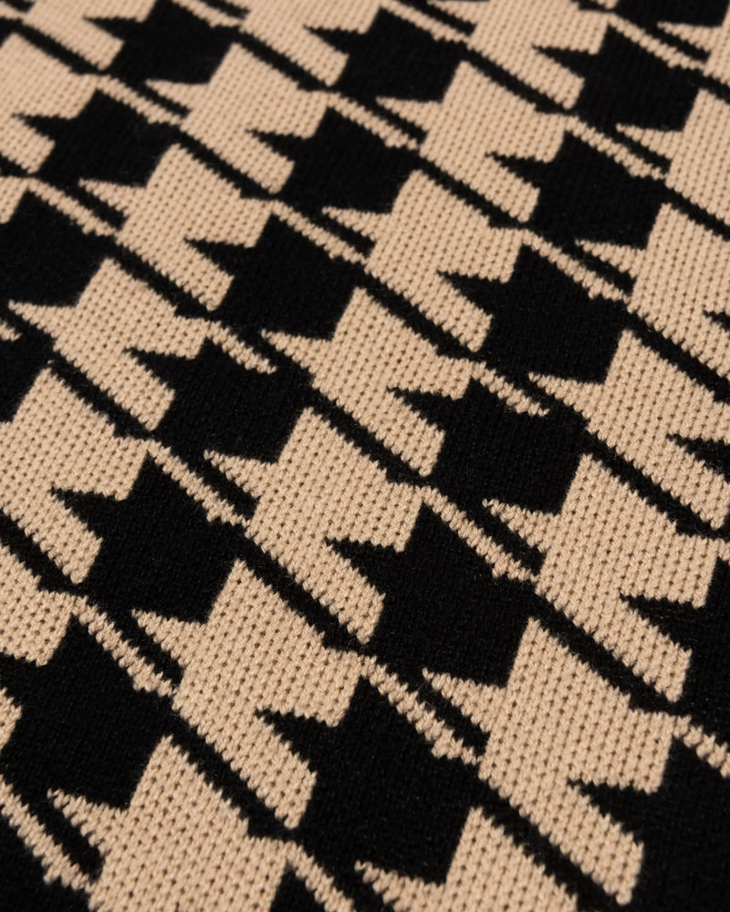 Patta Houndstooth Cardigan (Irish Cream) Patta