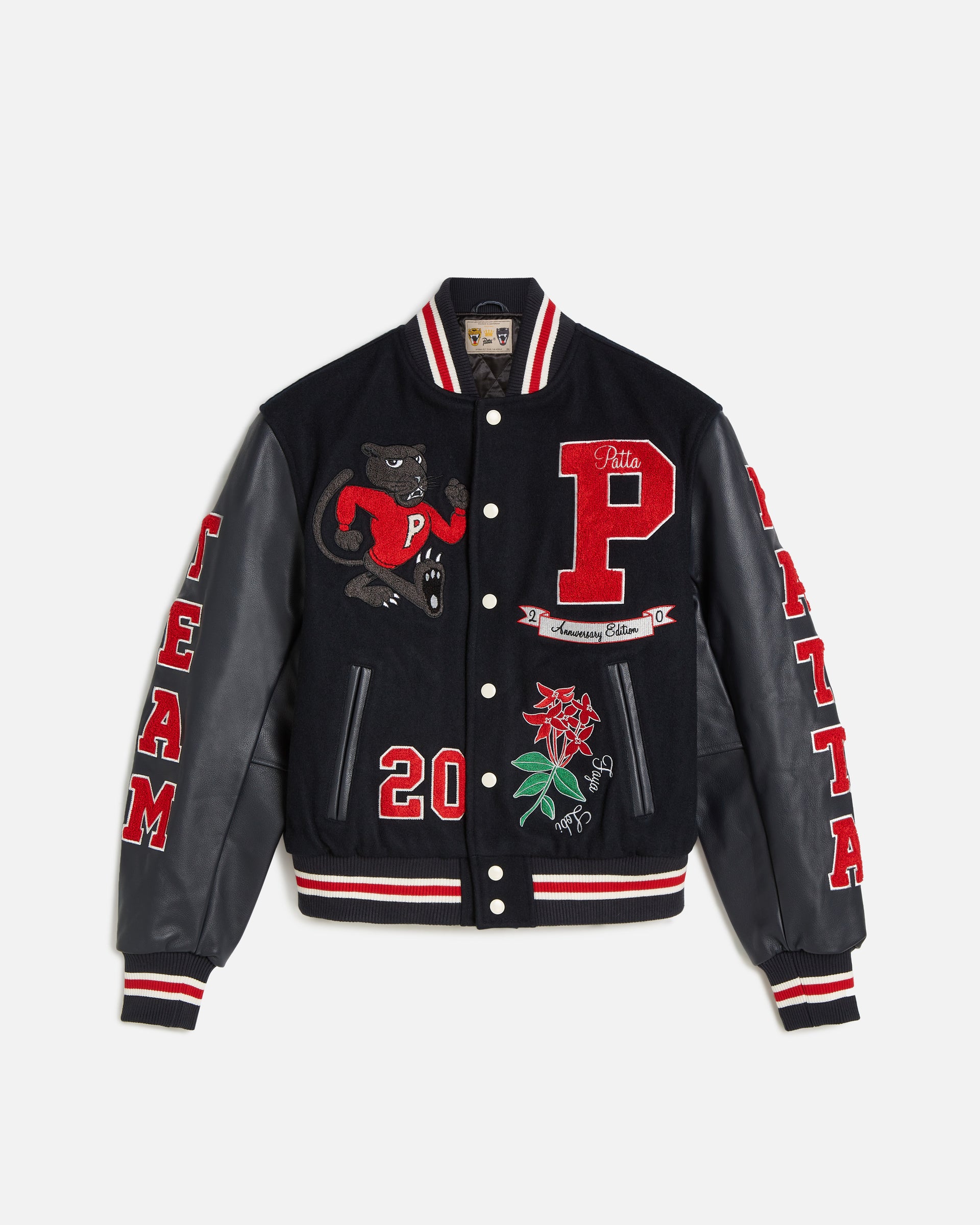 Patta 20th Anniversary Varsity Jacket (Maritime Blue)