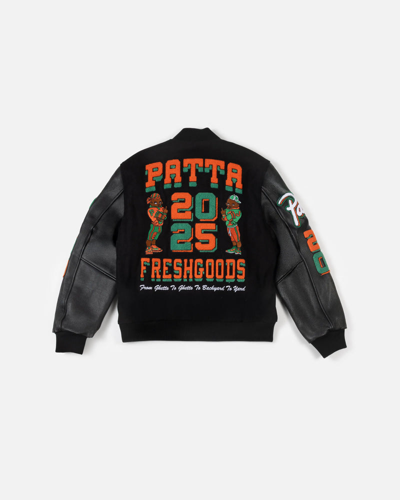 Patta x Joe Freshgoods Varsity Jacket (Black) Patta