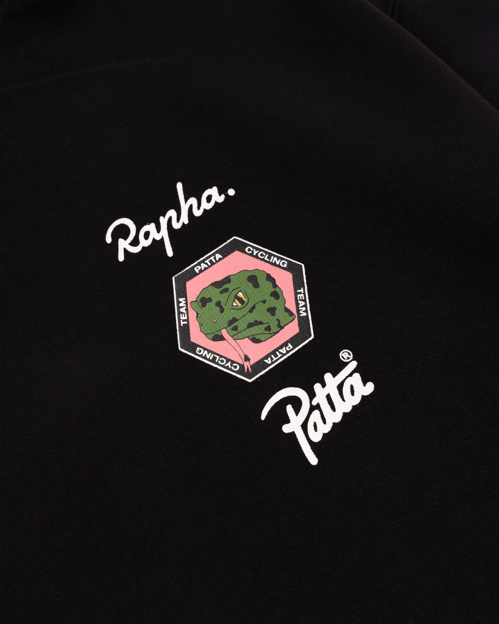 Patta Cycling Team x Rapha Hooded Sweater (Black)