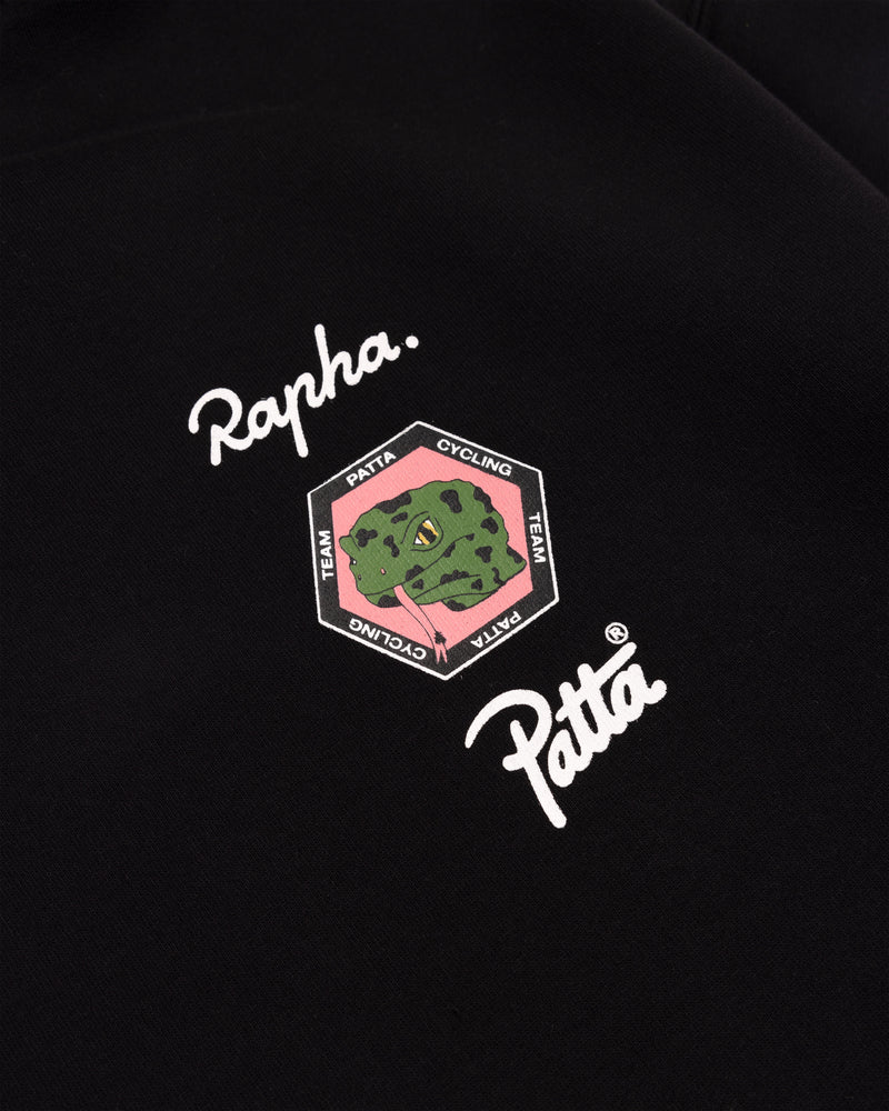 Patta Cycling Team x Rapha Hooded Sweater (Black)