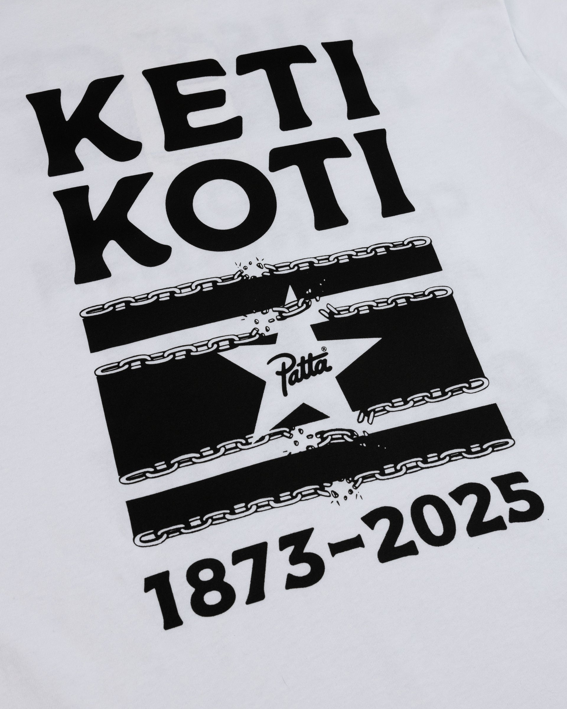 Patta Keti Koti 2025 T-Shirt (White)