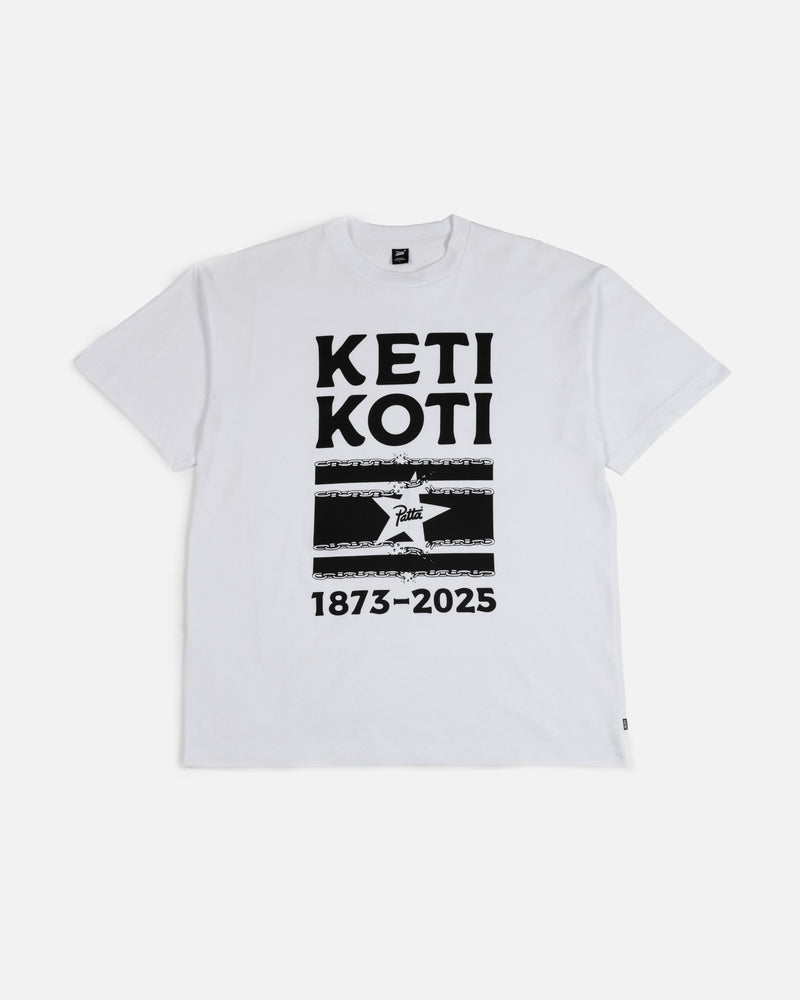 Patta Keti Koti 2025 T-Shirt (White)