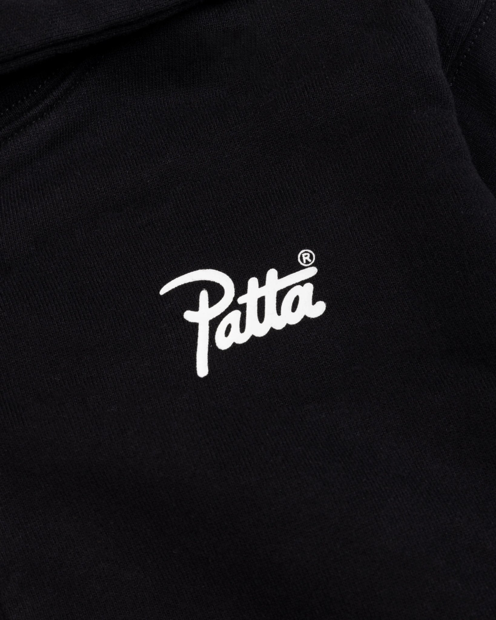 Patta Kids Zip - Up Hooded Sweater (Black) - Patta