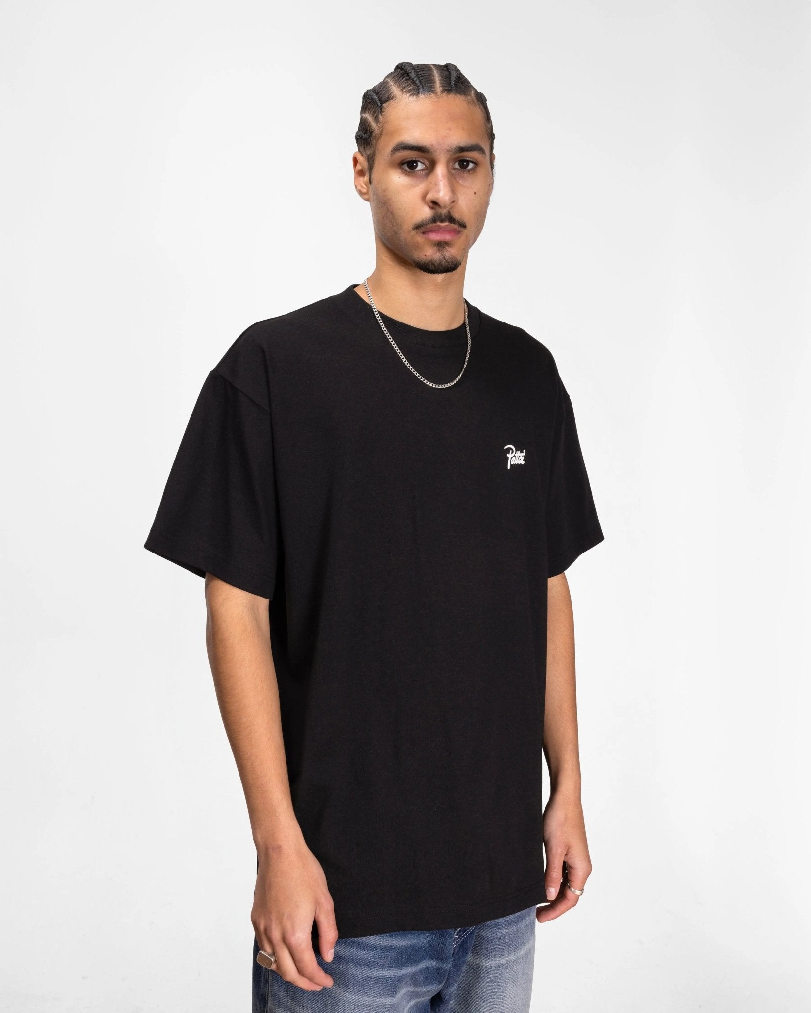 Patta Script Logo T-Shirt (Black) - Patta