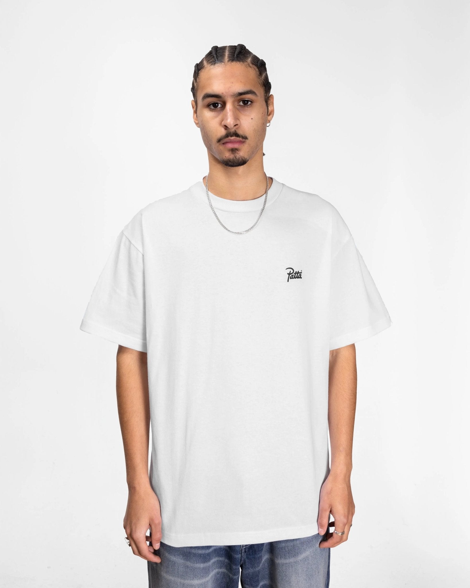 Patta Script Logo T-Shirt (White) - Patta