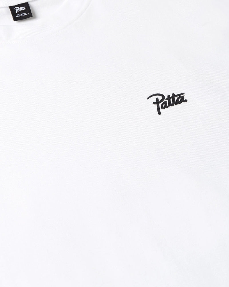 Patta Script Logo T-Shirt (White) - Patta